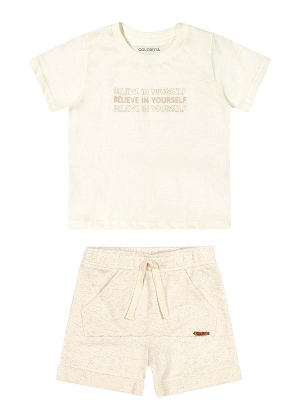 Colorittá - Conjunto Bebê Menino Eco Linho Colorittá Bege 4