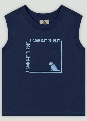 Conjunto Bebê Menino Estampado Quimby Azul - QUIMBY