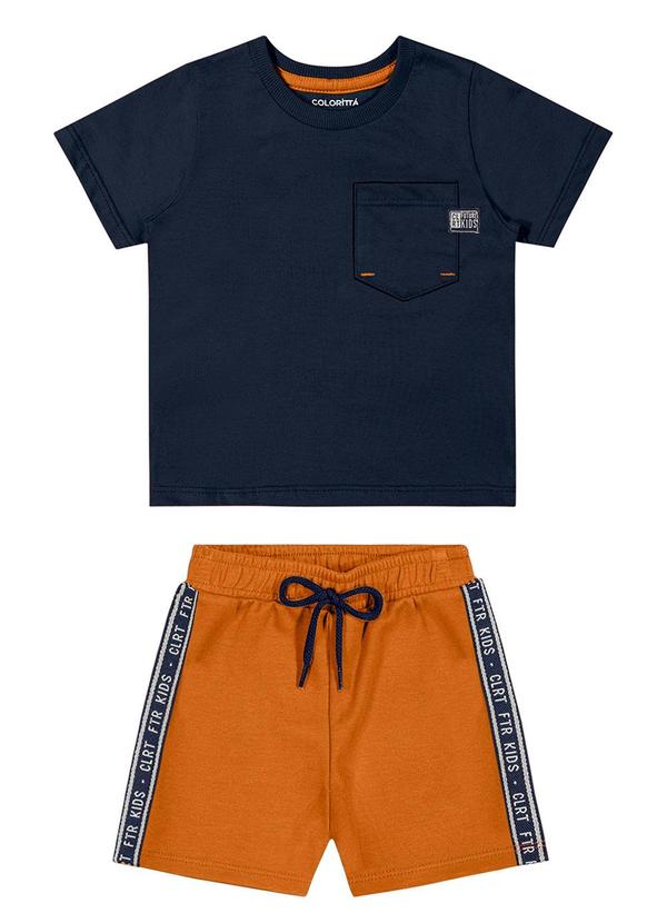 Colorittá - Conjunto Bebê Menino Moderno Colorittá Azul