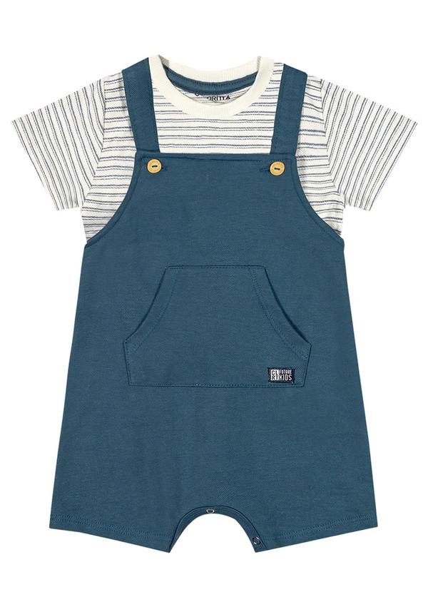 Colorittá - Conjunto Bebê Menino Moletom Colorittá Bege