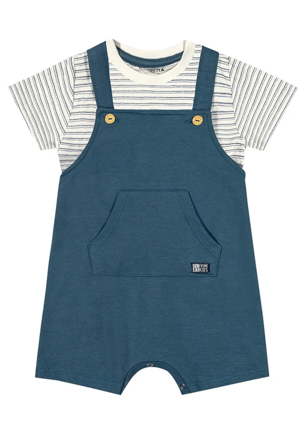 Colorittá - Conjunto Bebê Menino Moletom Colorittá Bege 1