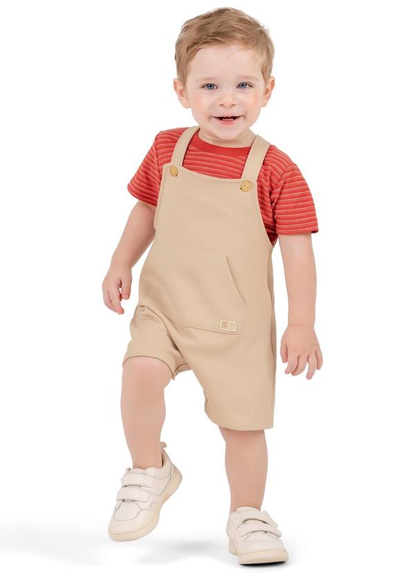 Colorittá - Conjunto Bebê Menino Moletom Colorittá Terracota 1