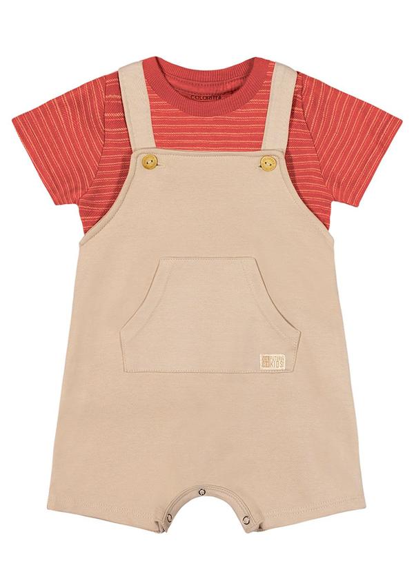 Colorittá - Conjunto Bebê Menino Moletom Colorittá Terracota 2