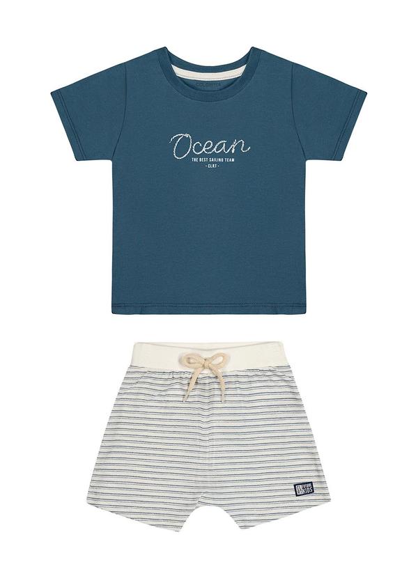 Colorittá - Conjunto Bebê Menino Ocean Colorittá Azul