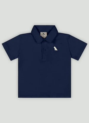 Conjunto Bebê Menino Polo e Bermuda Quimby Azul - QUIMBY