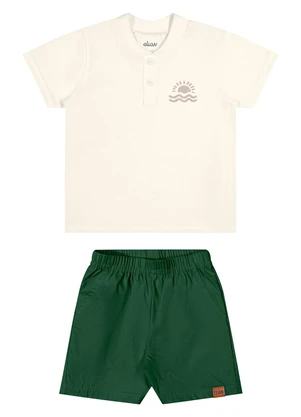 Elian - Conjunto Bebê Menino Sol Bege - ELIAN