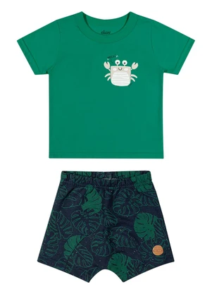 Conjunto Bebê Menino Tropical Elian (Verde) - ELIAN