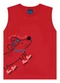 Ddk - Conjunto Bebê Regata Machão Estampa  Vermelho - variação: Vermelho