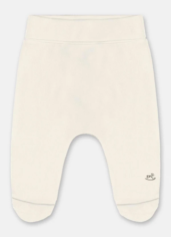 Up Baby - Conjunto Bebê Unissex em Suedine Branco 3