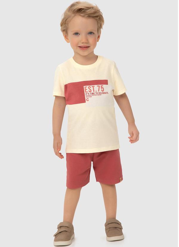 Carinhoso - Conjunto Bege It'S Time To Celebrate Menino