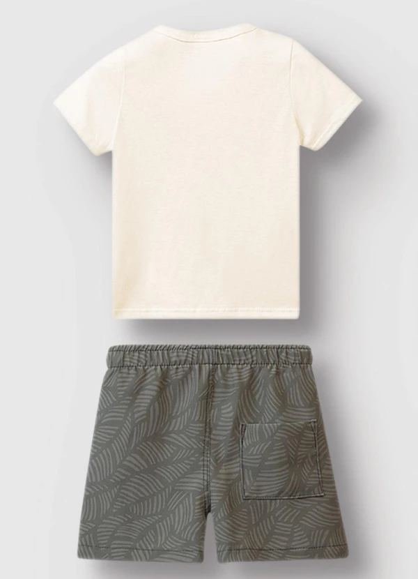 Carinhoso - Conjunto Bermuda Tropical Areia 3