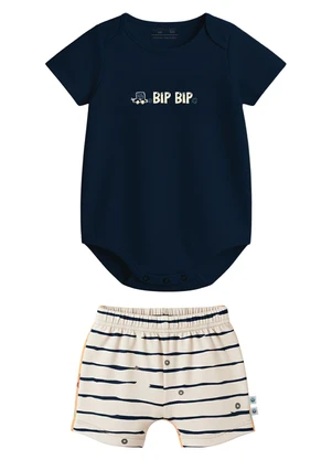 Malwee Kids - Conjunto Bip Bip Saruel Azul Marinho - MALWEE KIDS