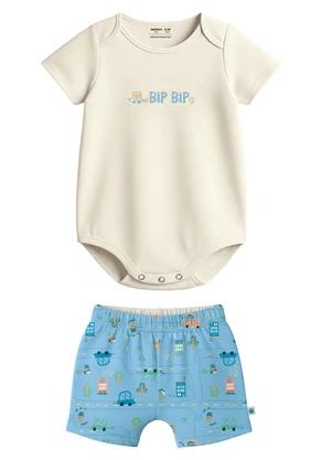 Malwee Kids - Conjunto Bip Bip Saruel Off White - MALWEE KIDS