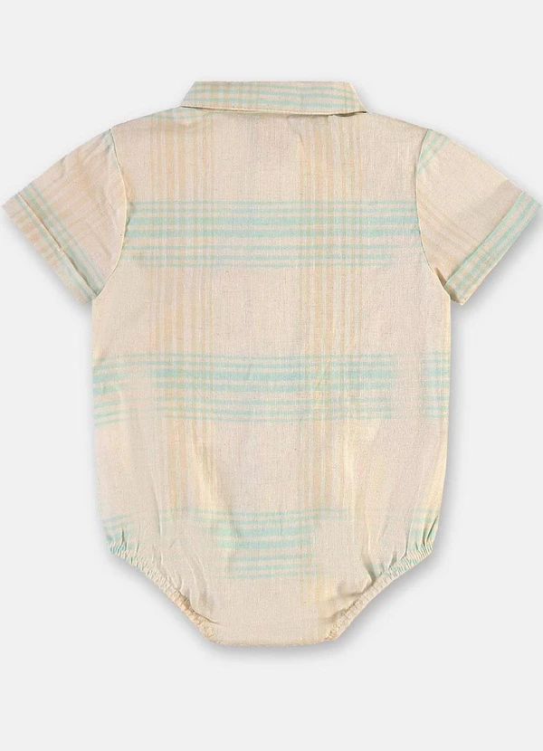 Up Baby - Conjunto Body Bermuda Linho Cinza 5