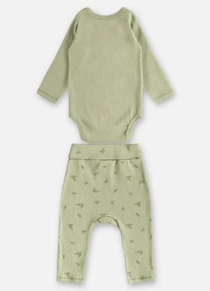Up Baby - Conjunto Body e Calça Unissex Bebê Verde - UP BABY