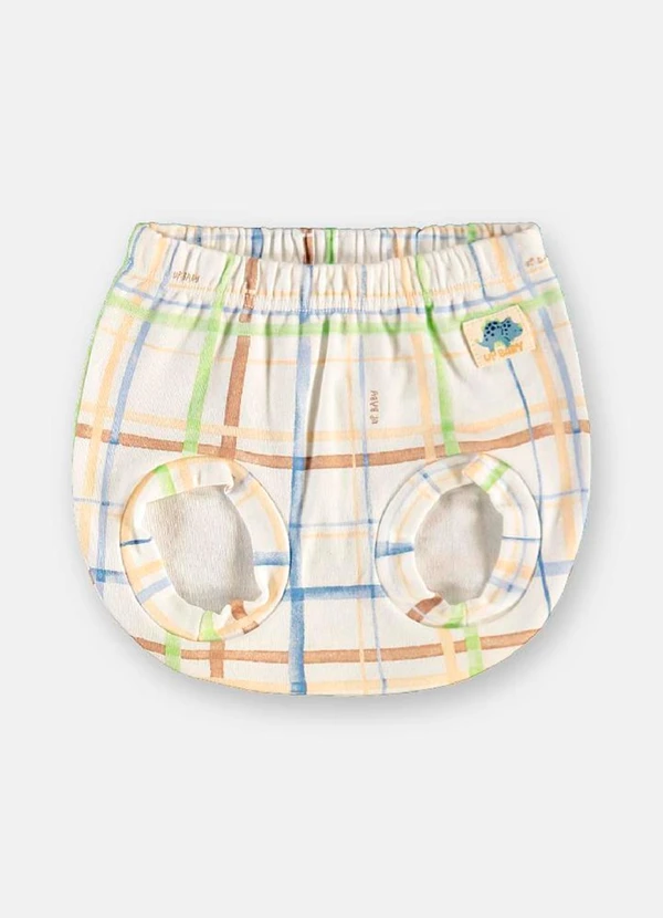 Up Baby - Conjunto Body Regata e Short Branco 4