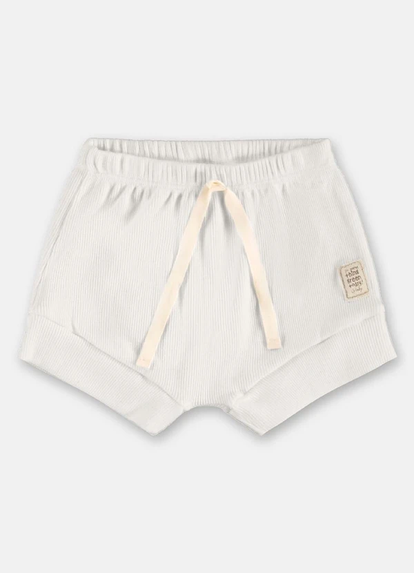 Up Baby - Conjunto Body Short Ribana Nature Up Baby Marrom 4