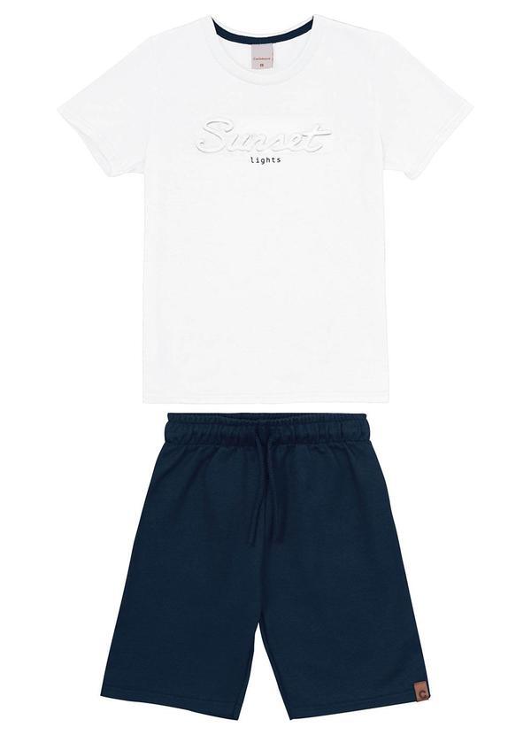 Carinhoso - Conjunto Branco Comfort Sunset Menino