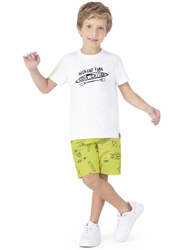 Malwee Kids - Conjunto Branco Weekend Plan Menino 2
