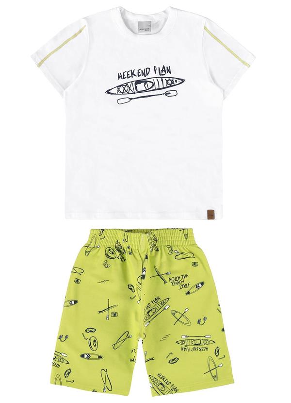 Malwee Kids - Conjunto Branco Weekend Plan Menino 3