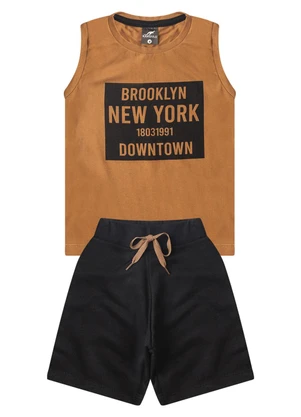 Conjunto Brooklyn Caramelo - undefined