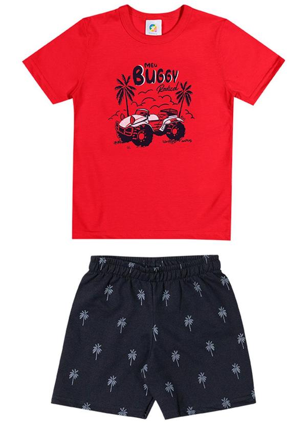 Alenice - Conjunto Buggy Menino Vermelho
