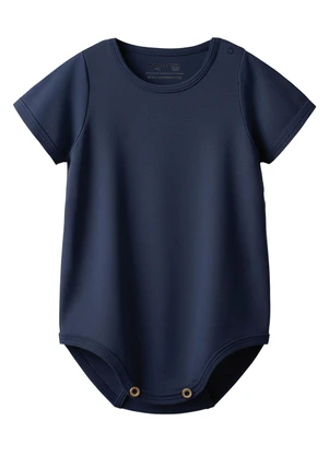 Malwee Kids - Conjunto Cachorrinho Puff Malha Azul Marinho - MALWEE KIDS