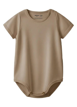 Malwee Kids - Conjunto Cachorrinho Puff Malha Taupe - MALWEE KIDS