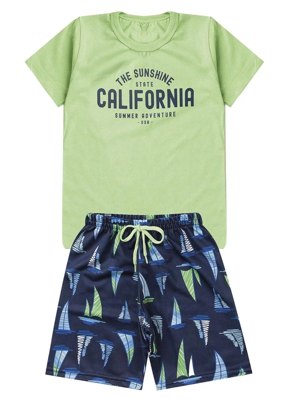 - Conjunto California Kangulu Verde Lima