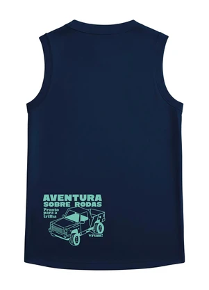 Malwee Kids - Conjunto Caminhonete em Malha Azul Escuro - MALWEE KIDS