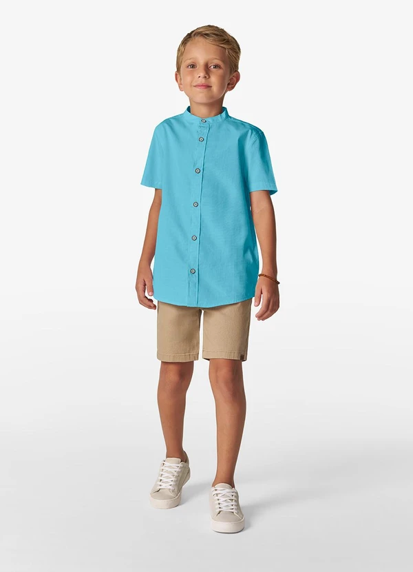 Trick Nick - Conjunto Camisa com Bermuda Azul