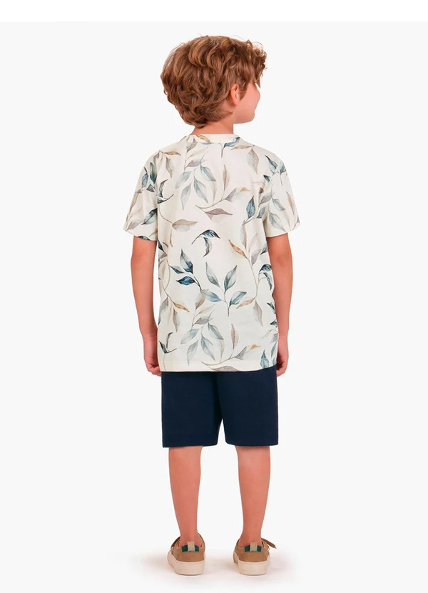 Trick Nick - Conjunto Camisa com Bermuda Bege 2