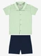 Rovi Kids - Conjunto Camisa com Bermuda Infantil  Verde - variação: Verde