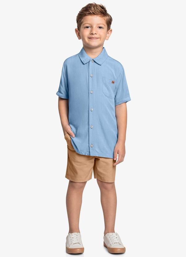 Trick Nick - Conjunto Camisa com Bermuda Azul 3