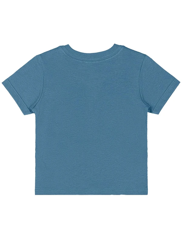 Quimby - Conjunto Camisa Dino Bermuda Azul 4