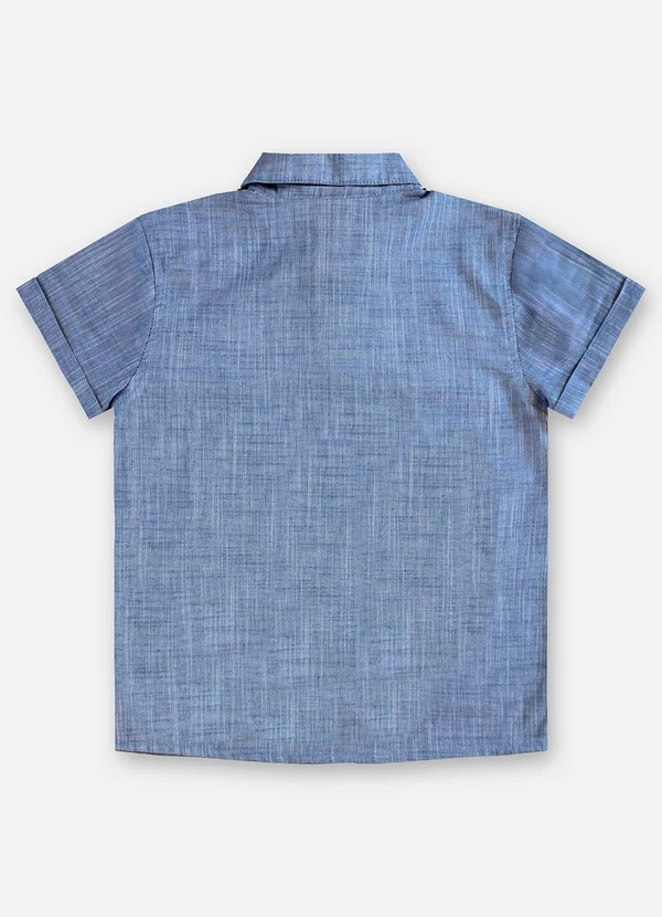 Up Baby - Conjunto Camisa e Bermuda Infantil Azul 5