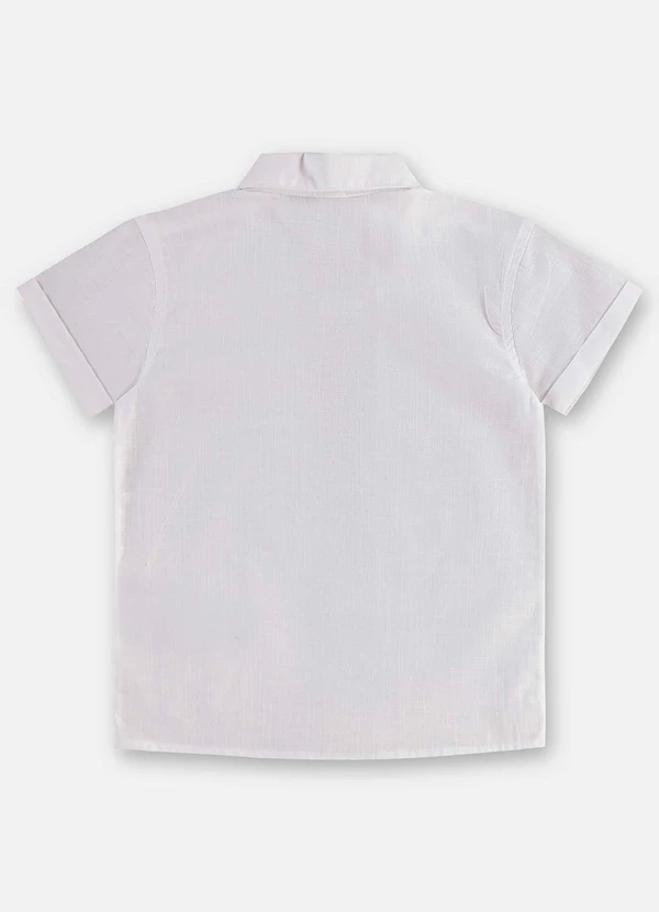 Up Baby - Conjunto Camisa e Bermuda Infantil Branco 5