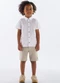 Up Baby - Conjunto Camisa e Bermuda Infantil Azul - variação: Branco