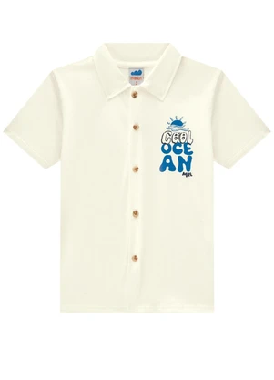 Marlan - Conjunto Camisa e Bermuda Listra Bege - MARLAN