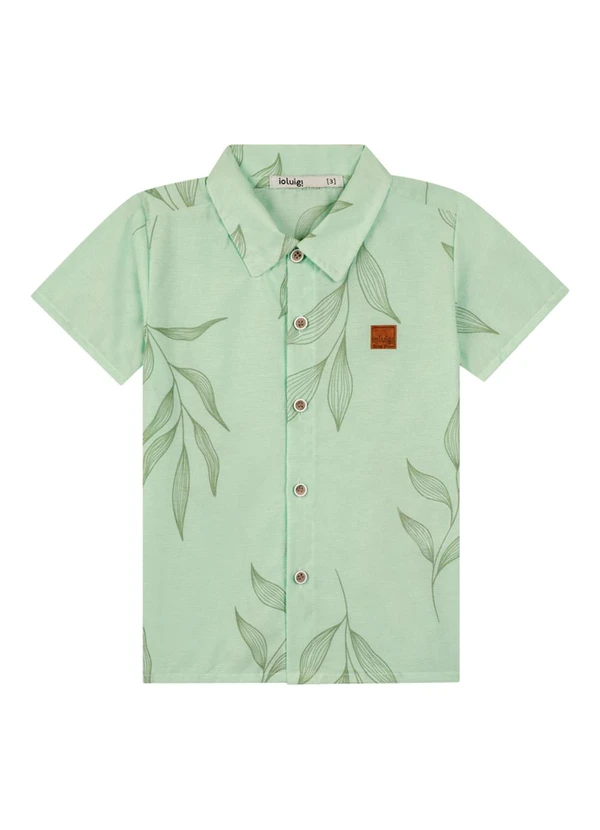 Ioluig - Conjunto Camisa e Bermuda Listras Natureza Verde 3