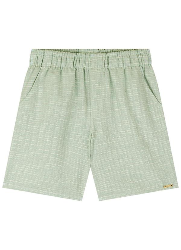 Ioluig - Conjunto Camisa e Bermuda Maquinetada Bege 3