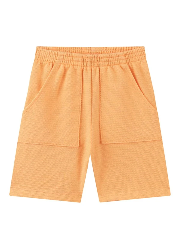 Marlan - Conjunto Camisa e Bermuda Moletinho Bege 4