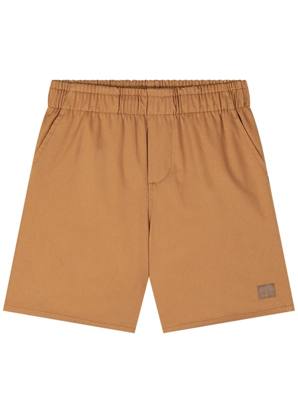 Ioluig - Conjunto Camisa e Bermuda Sarja Elastano Bege 3