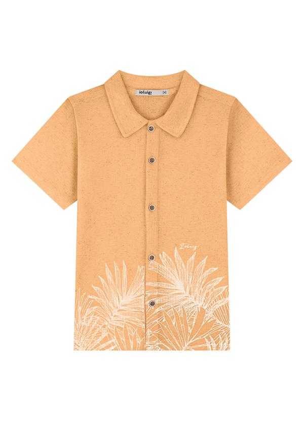 Ioluig - Conjunto Camisa e Bermuda Sarja Laranja 2