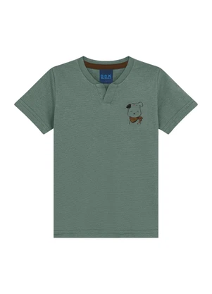 Ddk - Conjunto Camisa Gola Portuguesa e Bermuda Verde - DDK