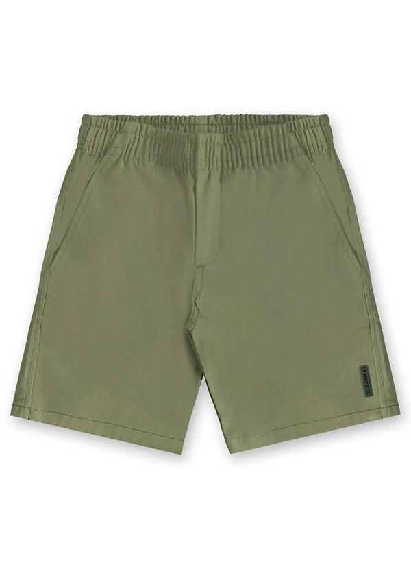 Up Baby - Conjunto Camisa Manga Longa Bermuda Verde 4