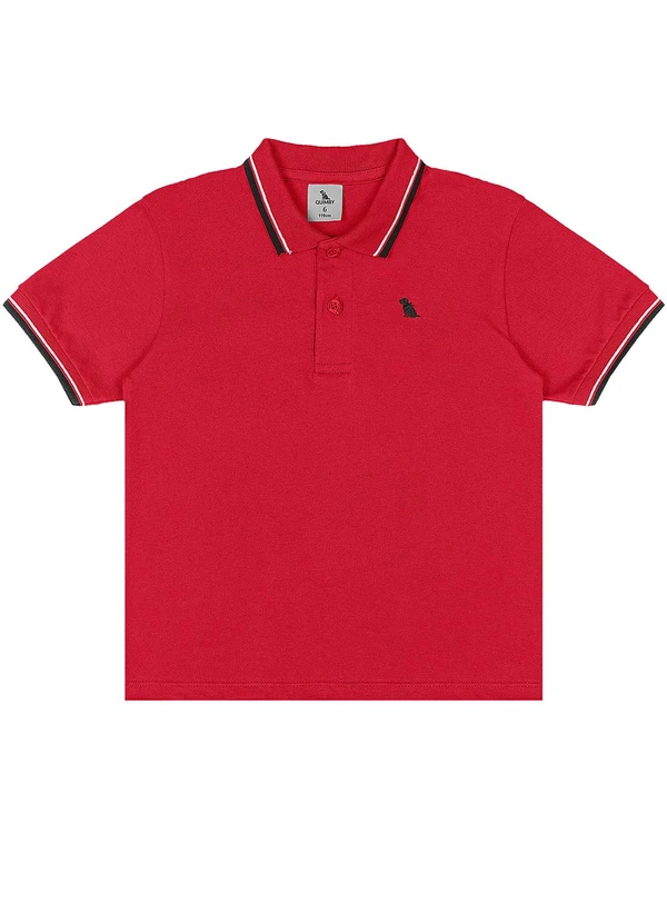 Quimby - Conjunto Camisa Polo Bermuda Quimby Vermelho 3
