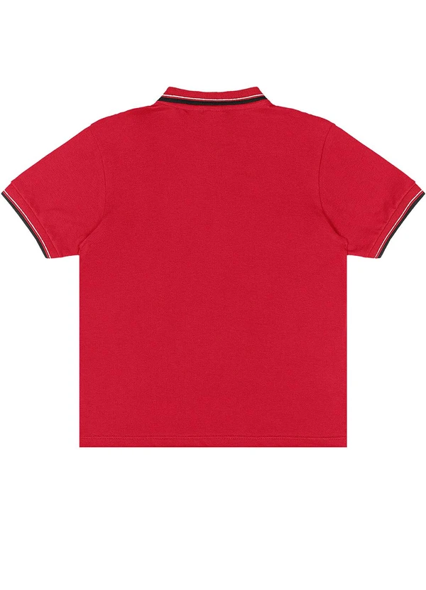 Quimby - Conjunto Camisa Polo Bermuda Quimby Vermelho 5