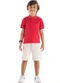 Quimby - Conjunto Camisa Polo Bermuda Quimby Vermelho - variação:  