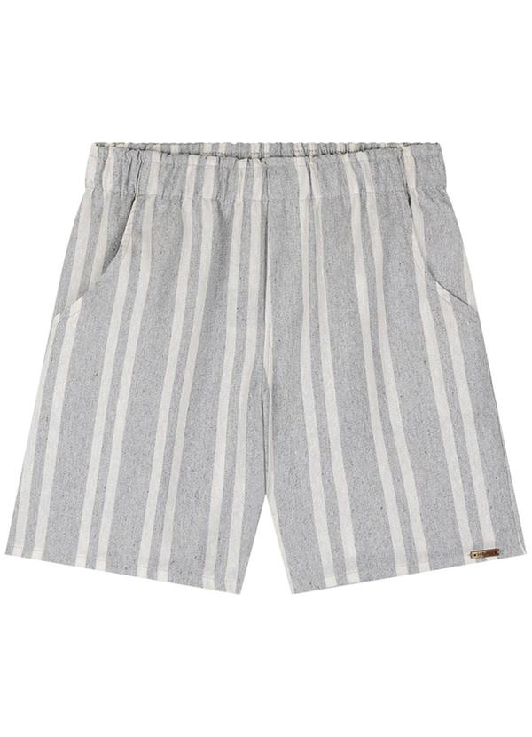 Ioluig - Conjunto Camisa Polo e Bermuda em Sarja Azul 3